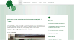 Desktop Screenshot of huisartsgroen.nl